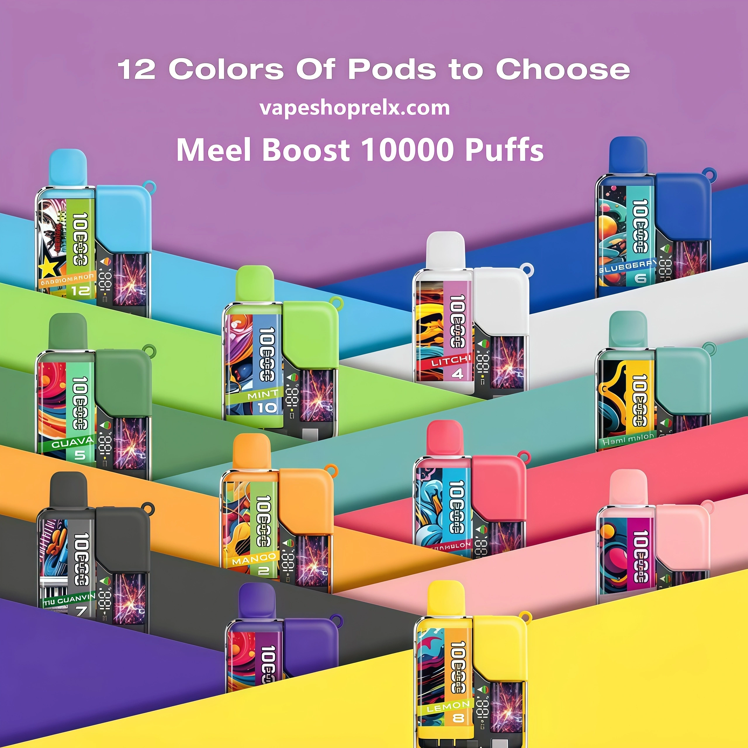 EEL Boost 10000 PUFFS 麻將盒子 EEL Boost 10000 PUFFS 麻將盒子