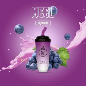 【】MEEL 奶茶杯 6000 PUFFS 拋棄式電子煙 可充電一次性煙桿 超持久風味 原裝正品 12ml 1 MEEL奶茶杯是一款集時尚設計與實用功能於一體的拋棄式電子煙