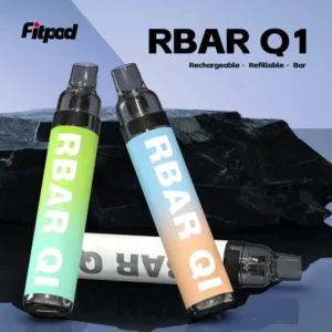 】Fitpod RBAR Q1 一次性注油主機 原裝正品 600mAh 2.0ml 0.8Ω 線圈 3 Fitpod RBAR Q1 是 Fitpod 品牌的可重複注油一次性電子煙主機
