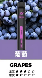 鯊克 SALT SHAQ 拋棄式電子煙 7000 Puffs|原裝正品・多口味・品牌 1 鯊克 SALT SHAQ 7000口 拋棄式電子煙