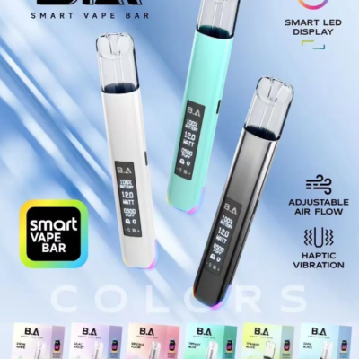 B.A Smart Vape Bar 一代智慧電子煙主機｜RGB炫彩環吸・極簡設計